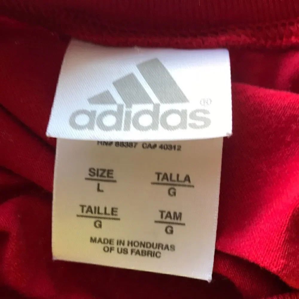 Adidas | Red Muscle Tee 🛍 - Picture 6 of 7